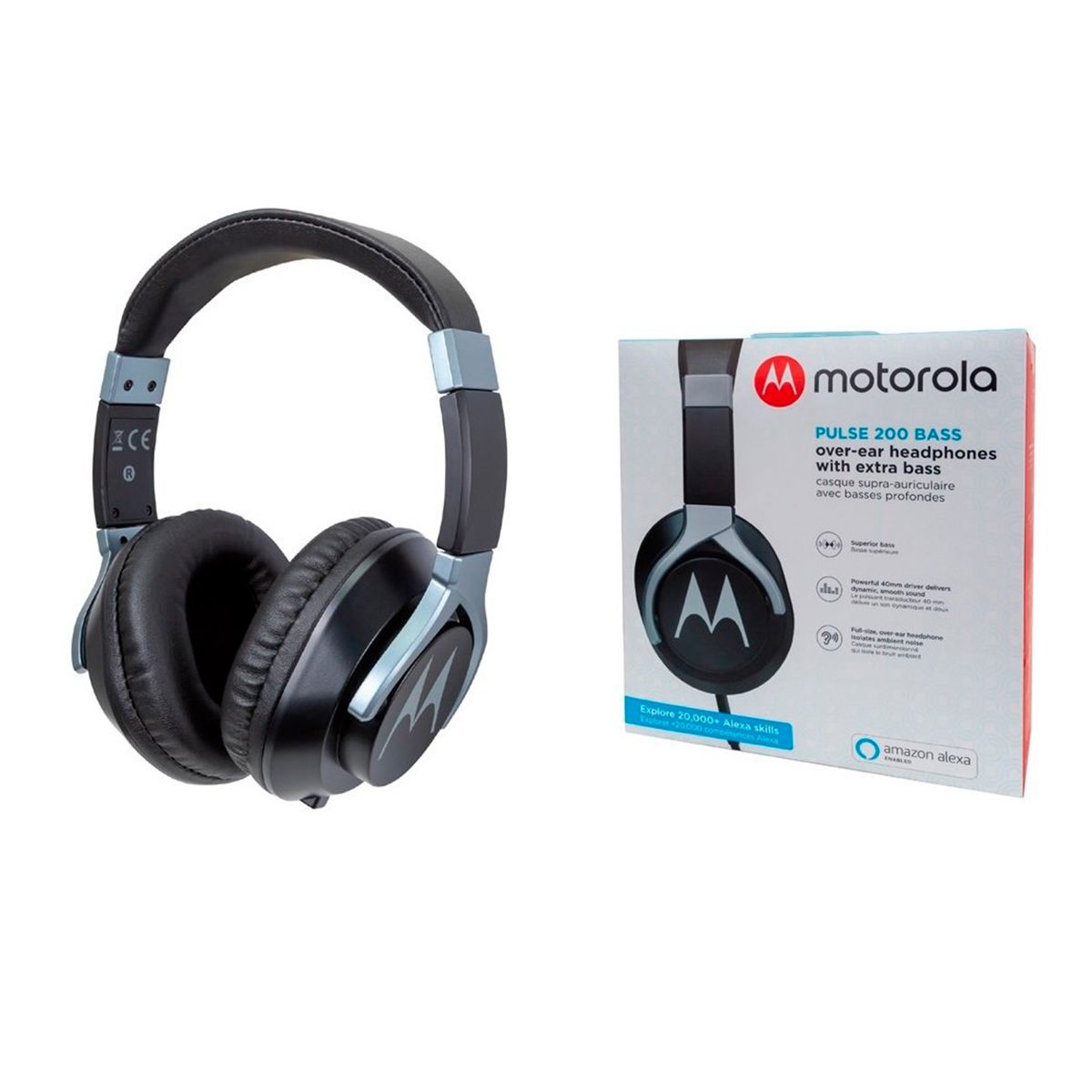 MOTOROLA - Audifonos Motorola Pulse 200 Max Bass Manos Libres