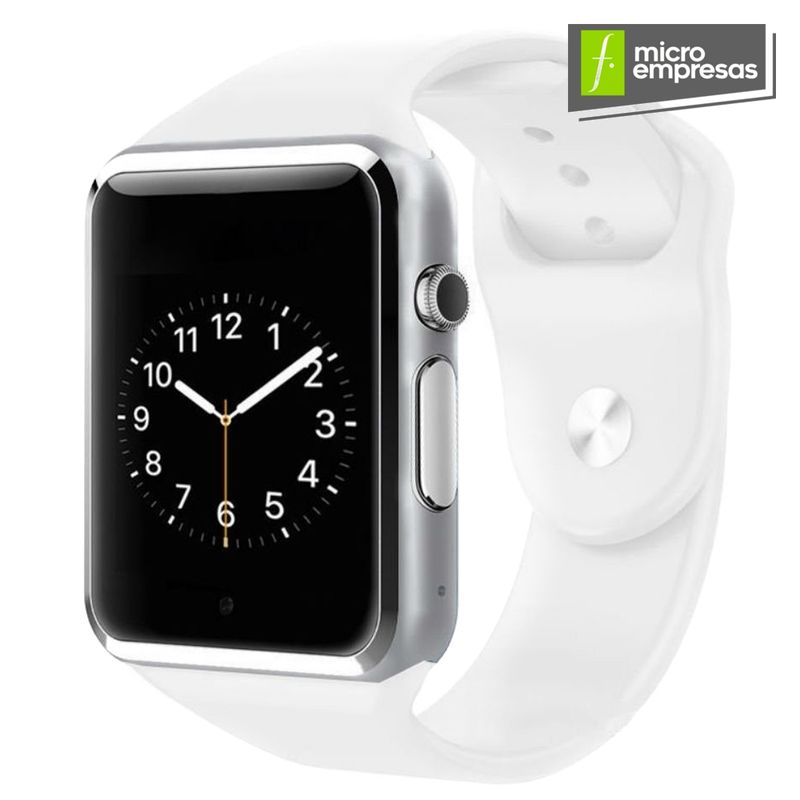 GENERICO - SMARTWATCH RELOJ INTELIGENTE A1 BLUETOOTH BLANCO