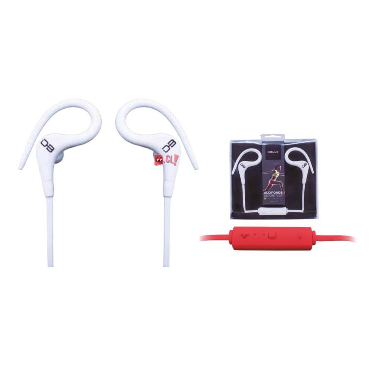 DBLUE - Dblue Audífonos Deportivos Bluetooth Blanco Puntostore