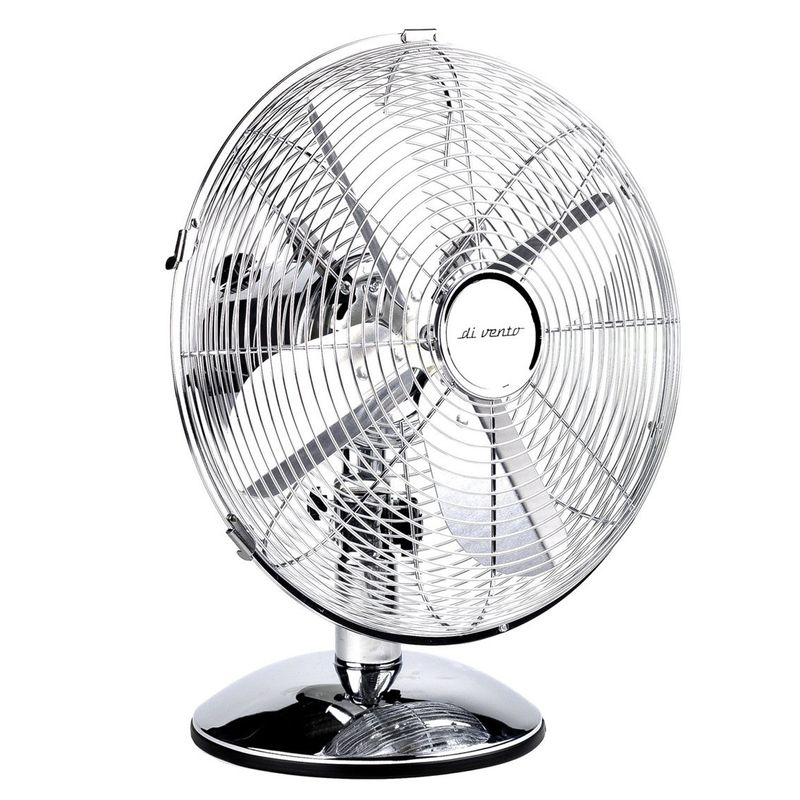 DI VENTO - Ventilador de mesa 12 Di Vento Metálico inox 35w