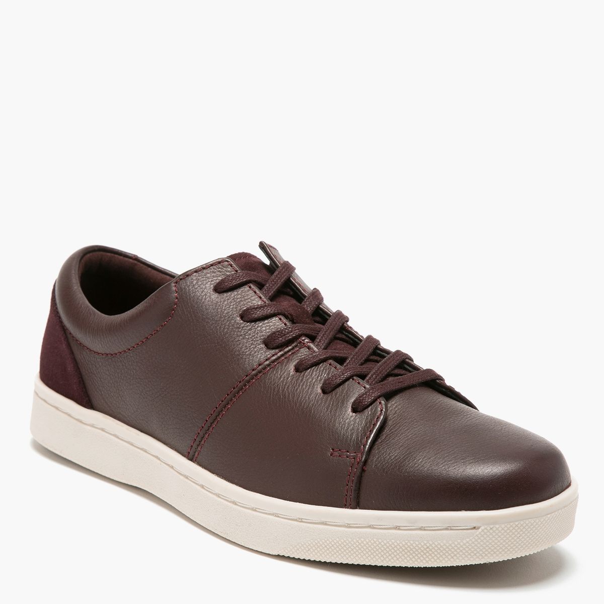 CLARKS - Kitna Zapatilla Urbana Hombre Cuero Café