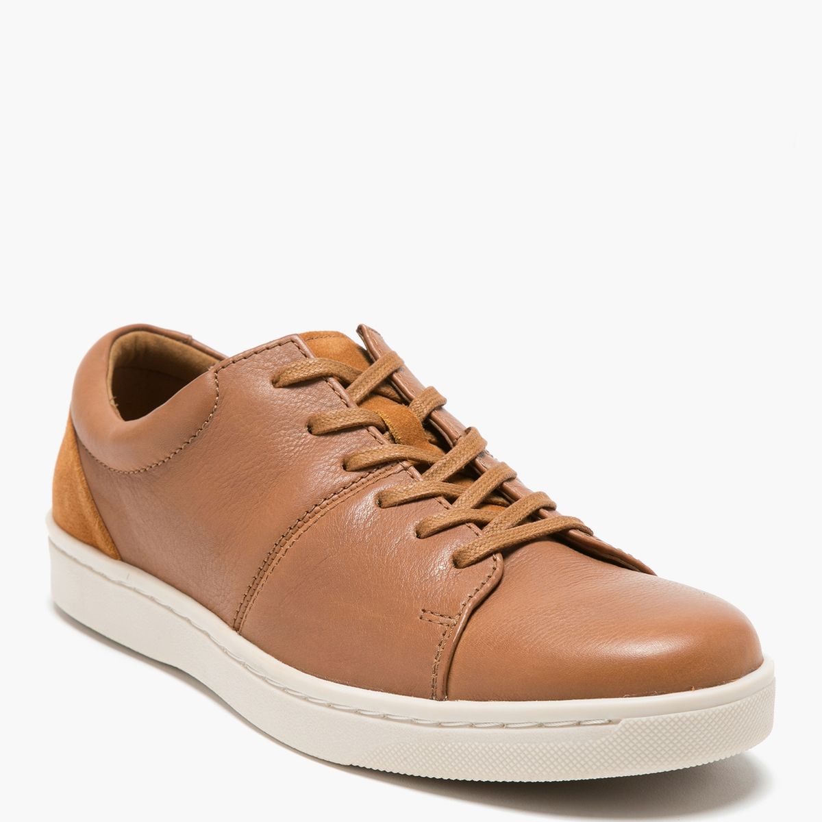 CLARKS - Zapatilla Urbana Hombre Cuero Café