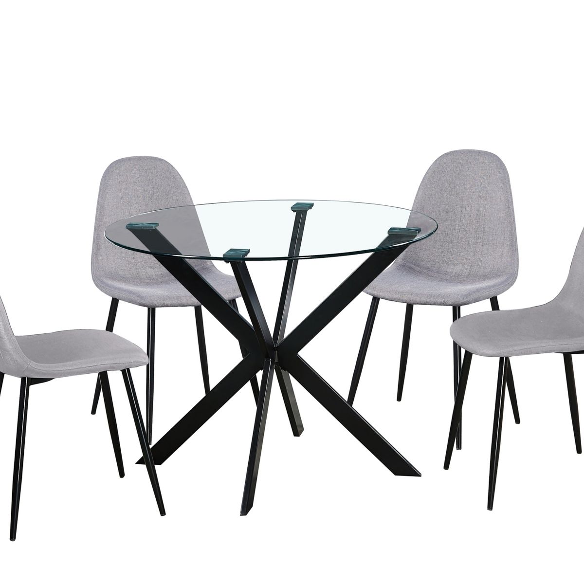 IDETEX - Juego De Comedor Camila 4 Sillas Idetex