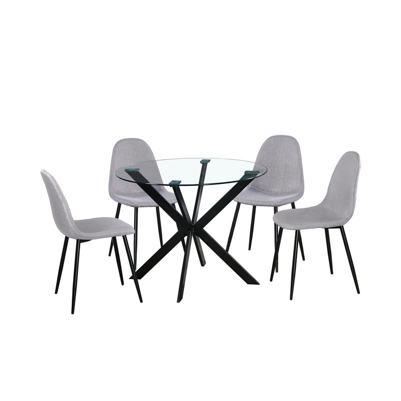 IDETEX - Juego De Comedor Camila 4 Sillas Idetex