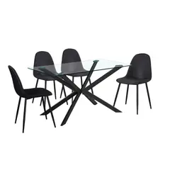 IDETEX - Juego de Comedor Belen 4 Sillas