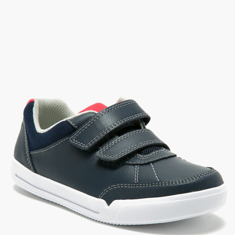 CLARKS - Zapatilla Urbana Cuero Niño Emery Sky