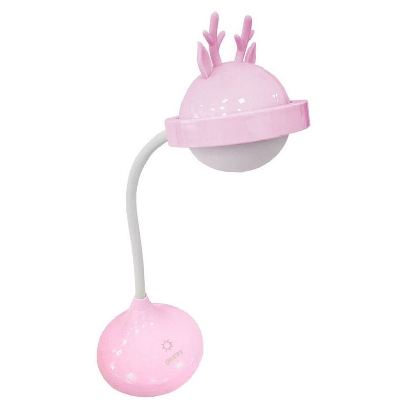 FERNAPET - Lampara Mesa Led Diseño Reno Colores Táctil Usb