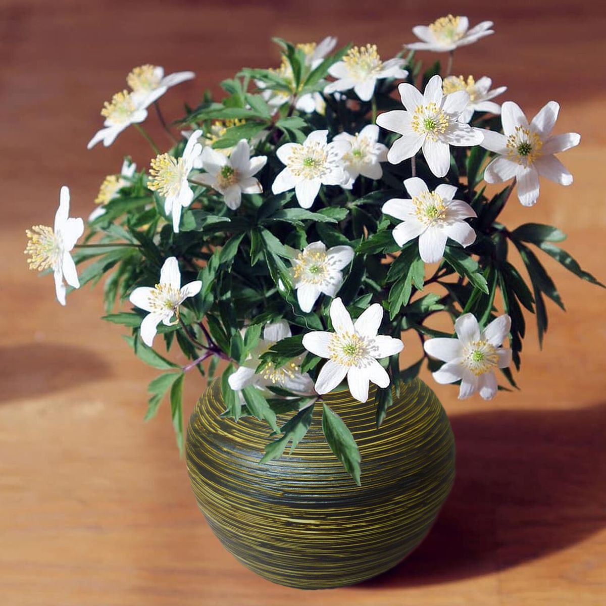 SOHOGAR - Florero De Cerámica Diseño Capri 16 Cm