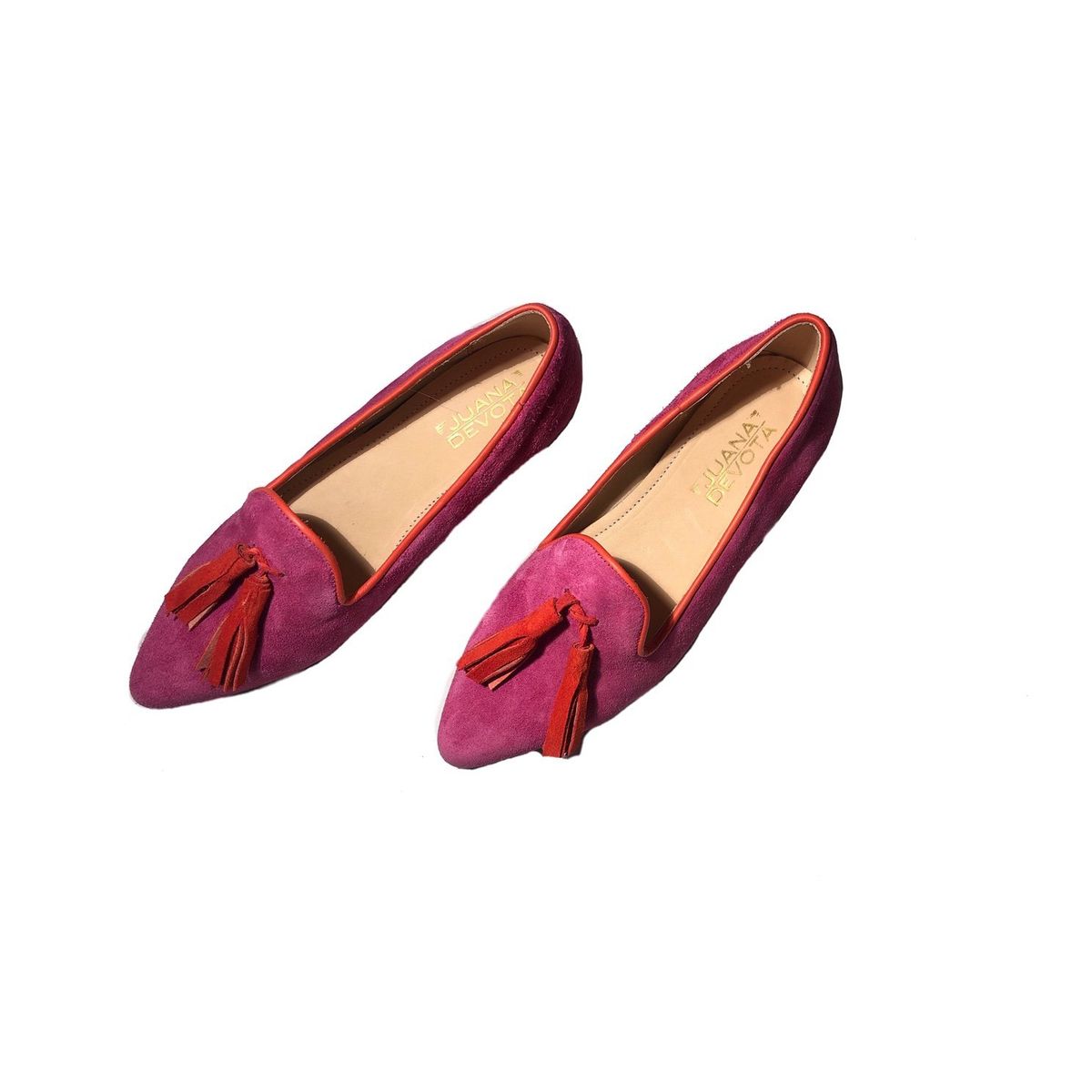 JUANA DEVOTA - Mocasin Fucsia
