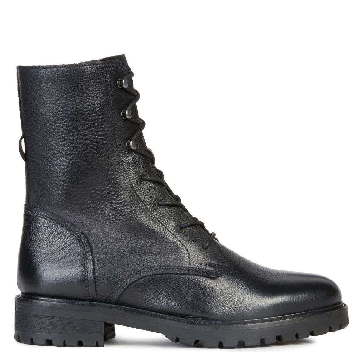 GEOX - Botín Mujer Cuero Negro Geox