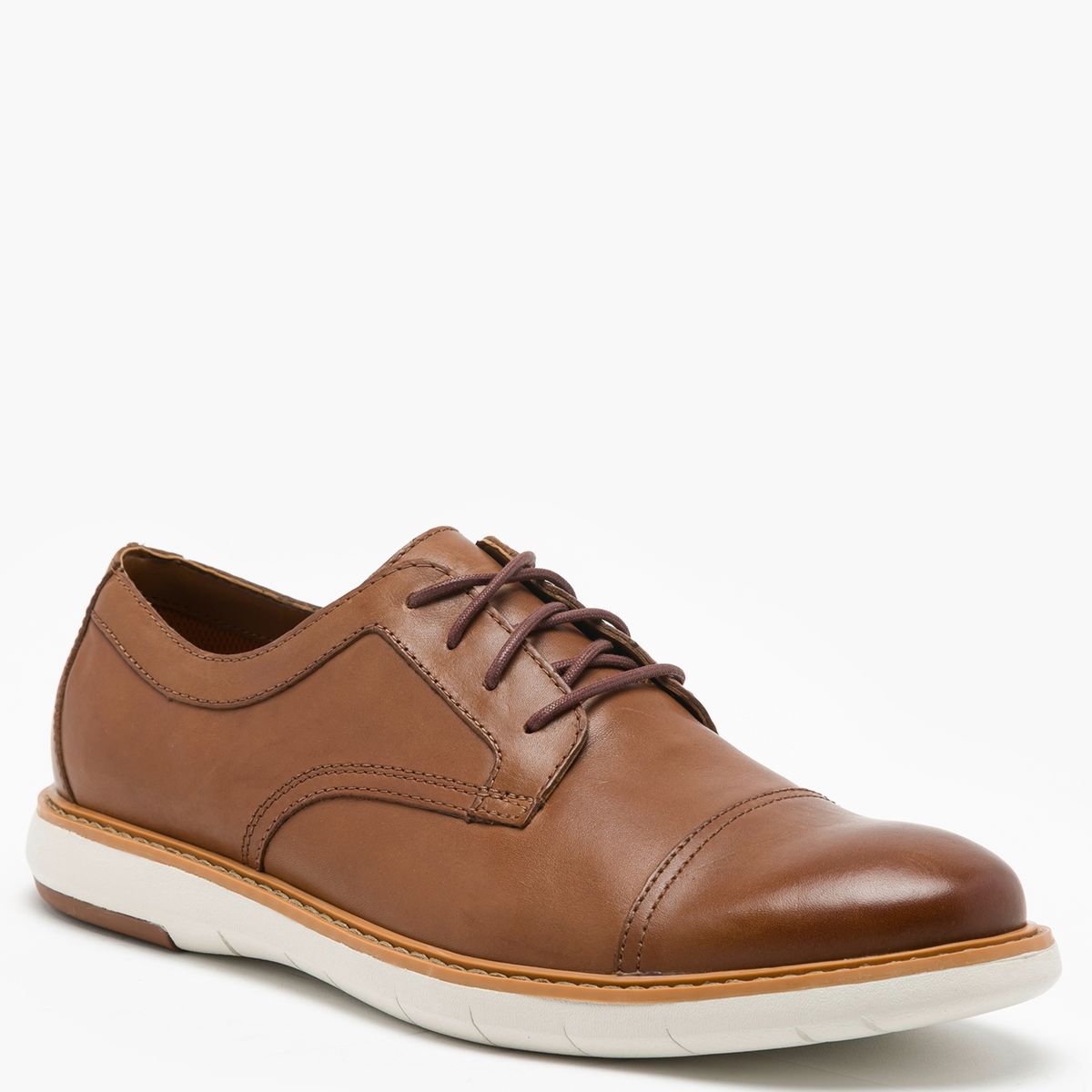 CLARKS - Zapato Casual Hombre Cuero Café