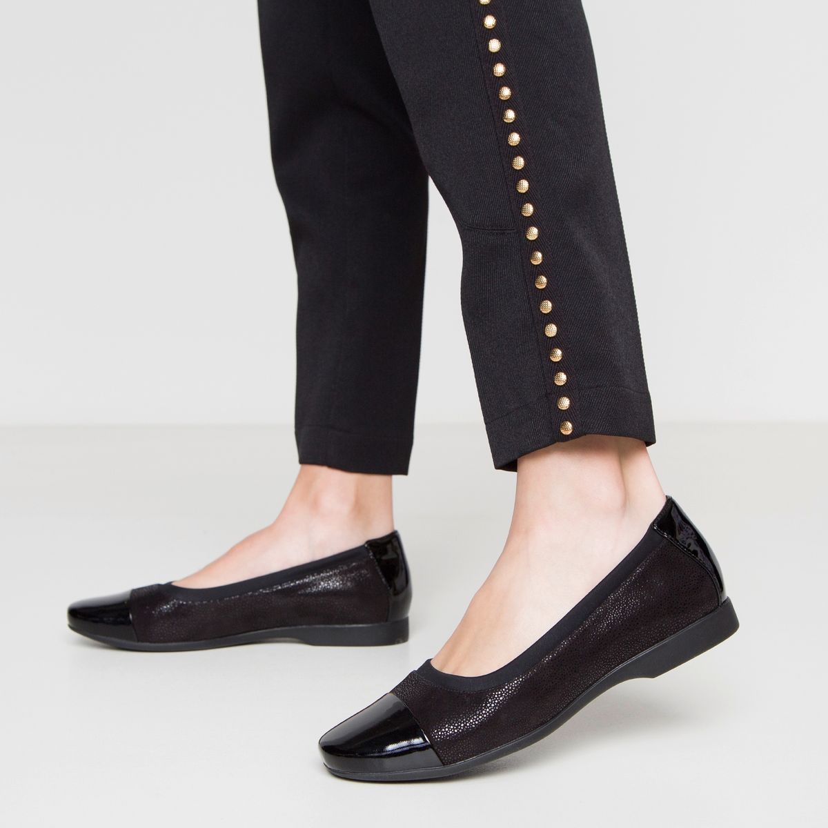 CLARKS - Zapato Casual Mujer Cuero Negro