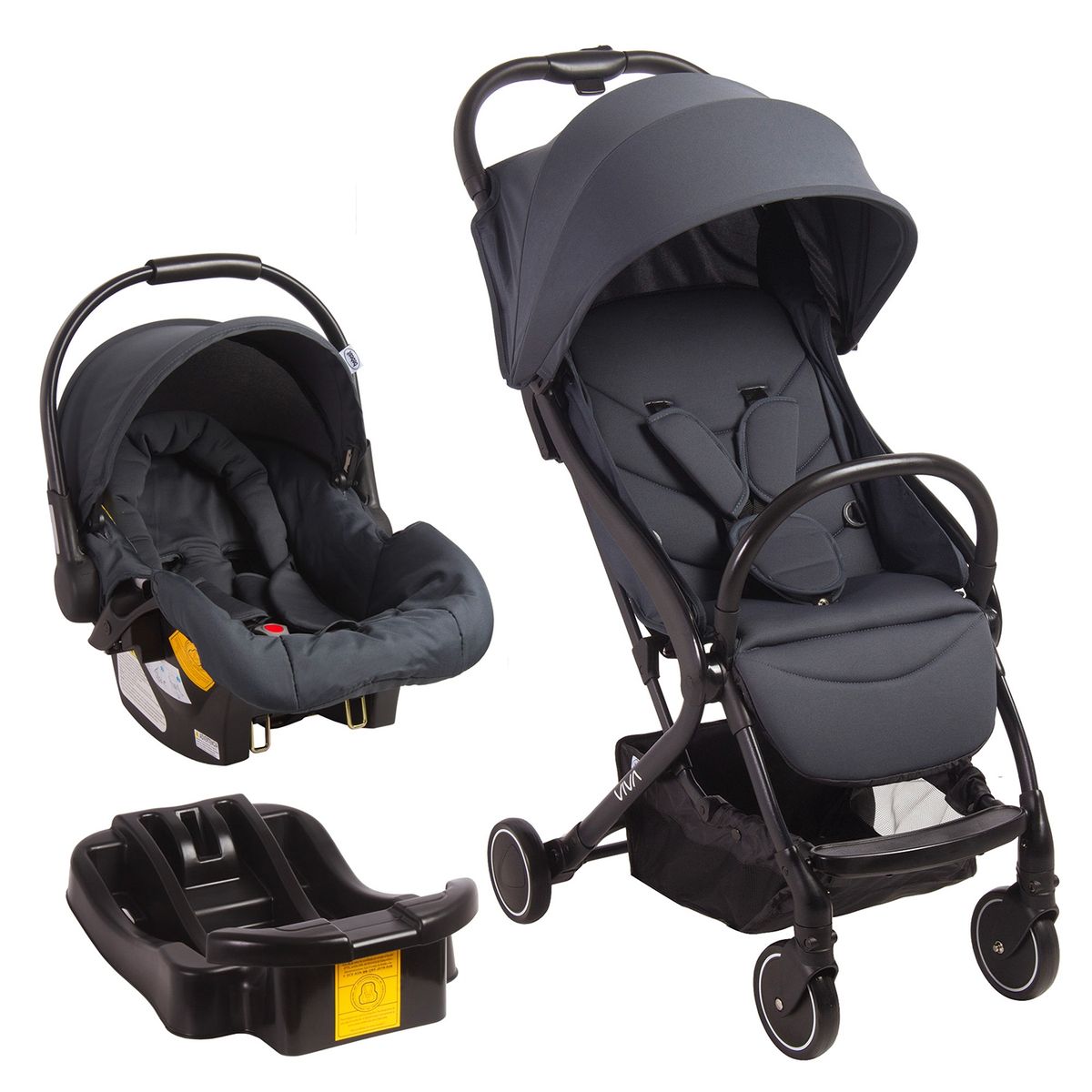 BEBESIT - Bebesit Coche Travel System Viva Dark