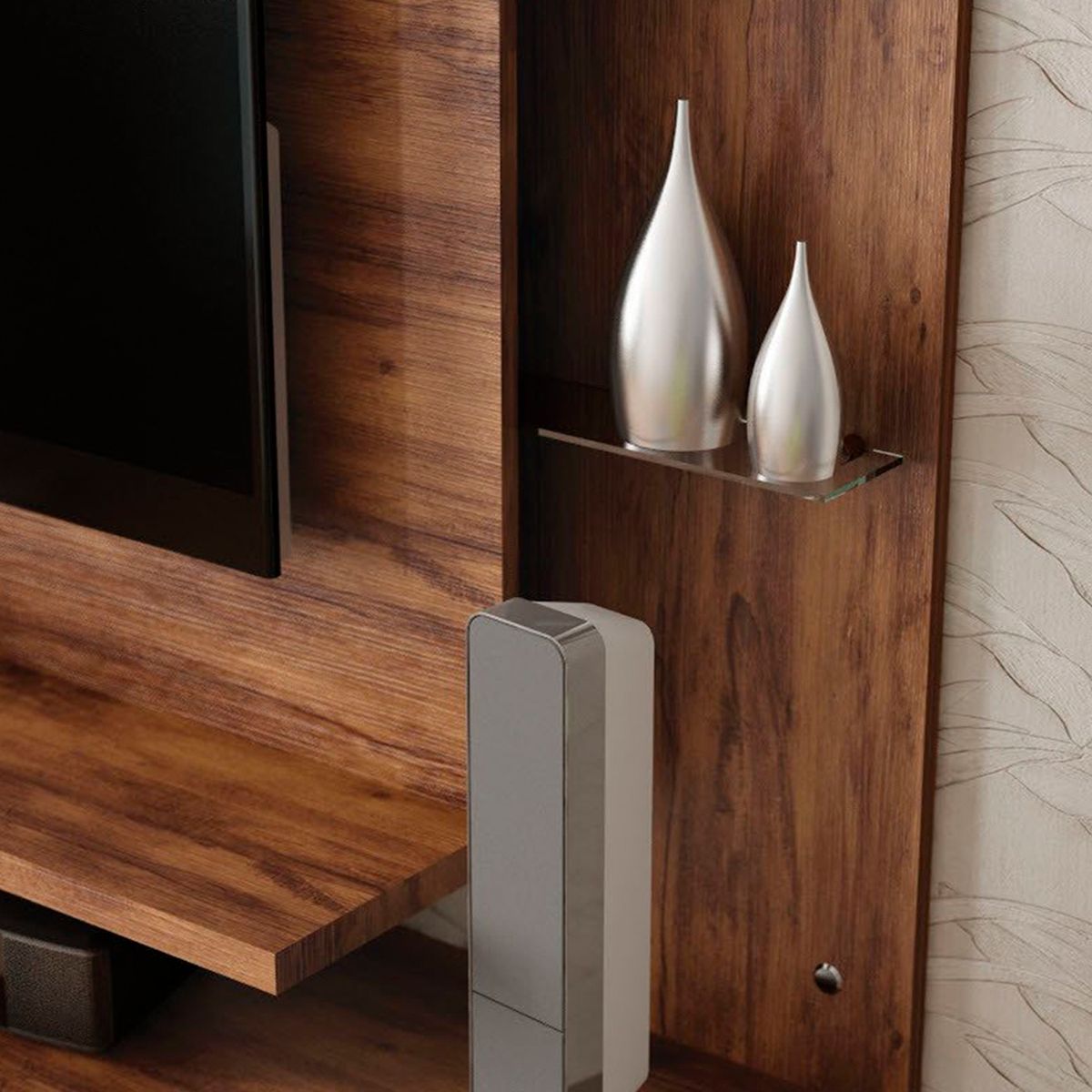 ROCH LTDA - Panel Dominio 55 109x33x182 Color Tabaco