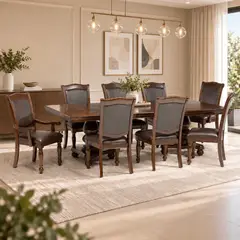 ROBERTA ALLEN - Juego De Comedor New King C/Ext Mesa/6 Sillas/2 Sitiales