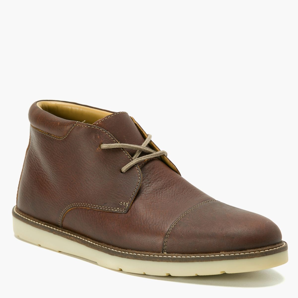 CLARKS - Botín Hombre Cuero Café