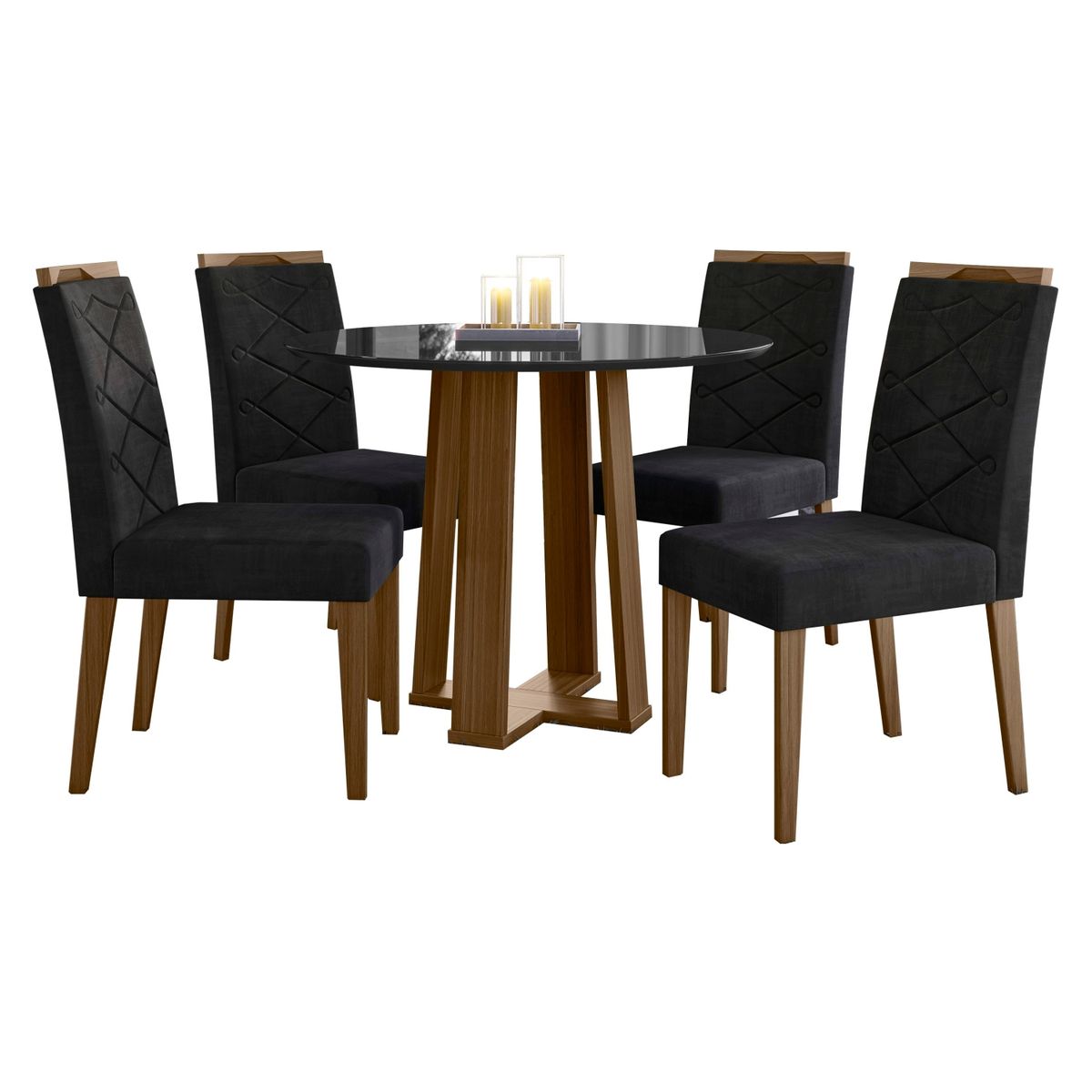 JDO & DESIGN - Juego de Comedor Isabella 4 Sillas Jdo & Design