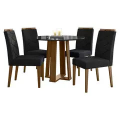 JDO & DESIGN - Juego de Comedor Isabella 4 Sillas