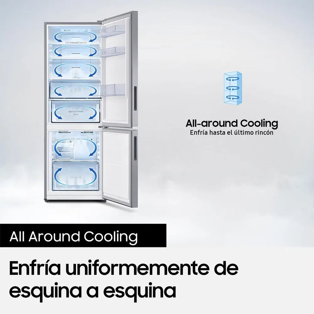Refrigerador Bottom Mount 310L All Around Cooling, foto 5