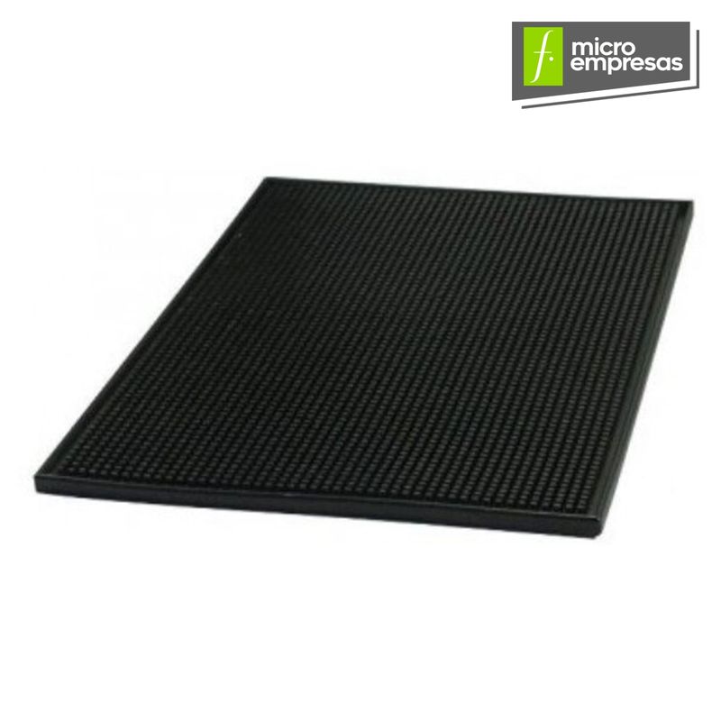 CATALAB - Goma Bar Negra 45x30 cm Barmat Tapete
