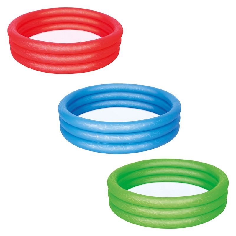 BESTWAY - Piscina Inflable 3 Anillos 122 Cm Bestway