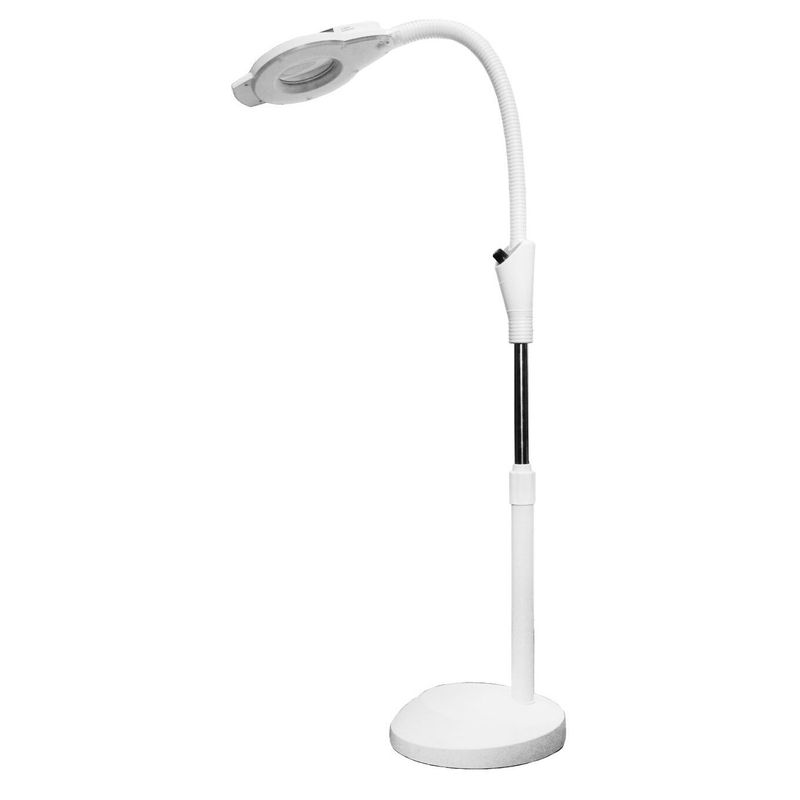 COSMETICAVAL - Lupa Lámpara Led Con Pedestal Cosmetológica O Uñas