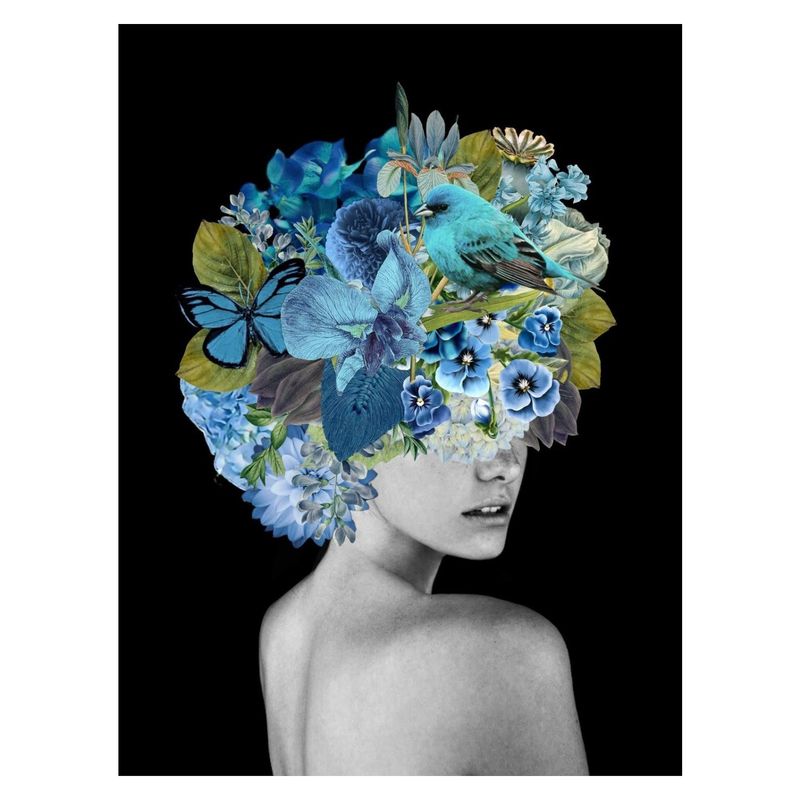 ARTE ONLINE - Cuadro Mascara Azul