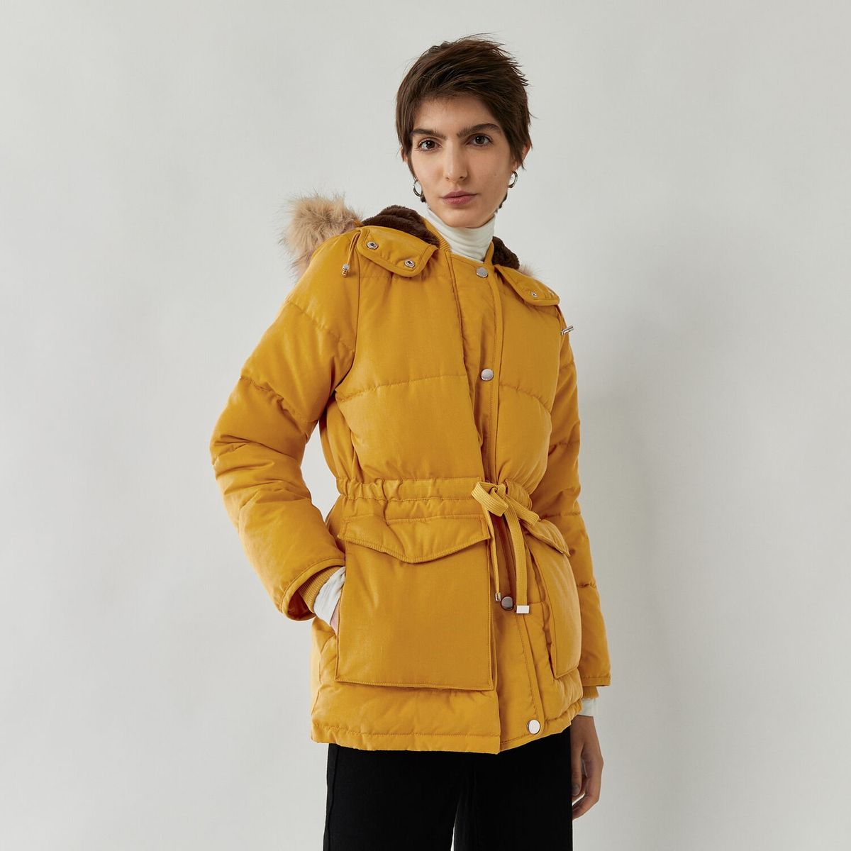 WAREHOUSE - Warehouse Abrigo Manga Larga Mujer