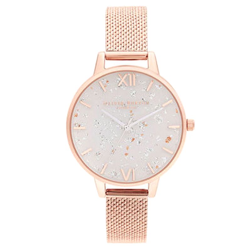 OLIVIA BURTON - Reloj Mujer OB Celestial Rose Gold Mesh 34 mm