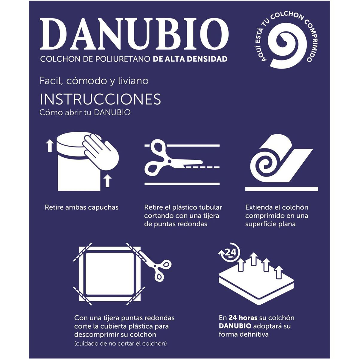 CELTA - Colchón 2 Plazas Celta Danubio 23x150x200