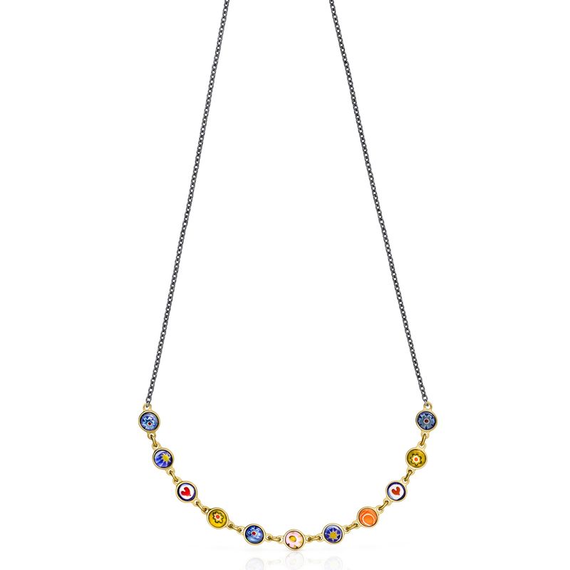 TOUS - Collar Glory 5 Mot Gem Color de Plata