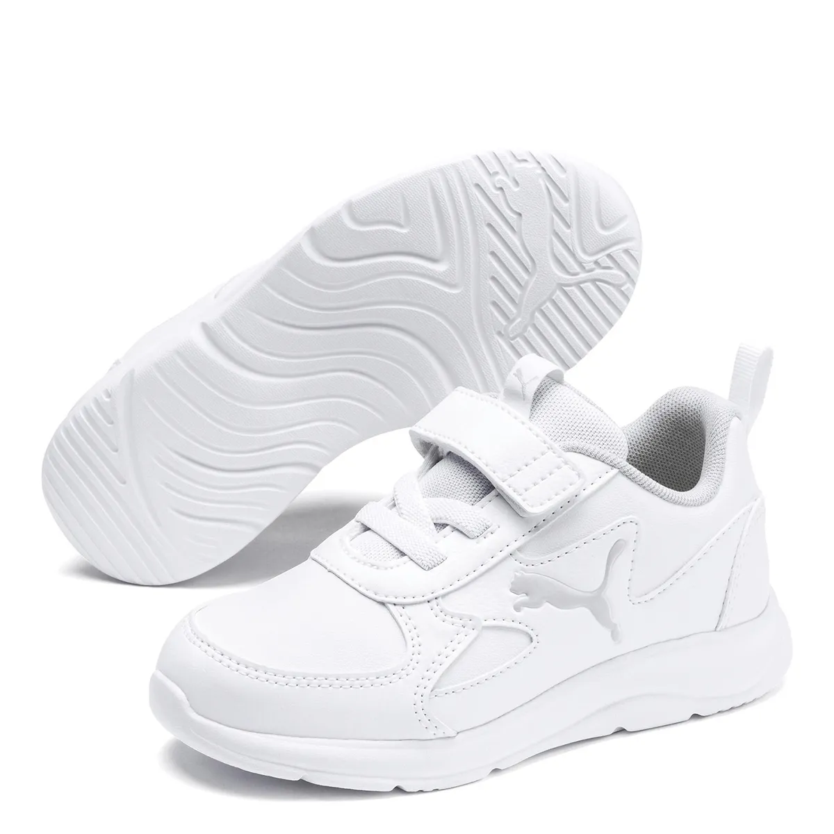 PUMA - Kids Runner Sl Ac Ps Zapatilla Urbana Niña Blanco Puma (28 a 35)