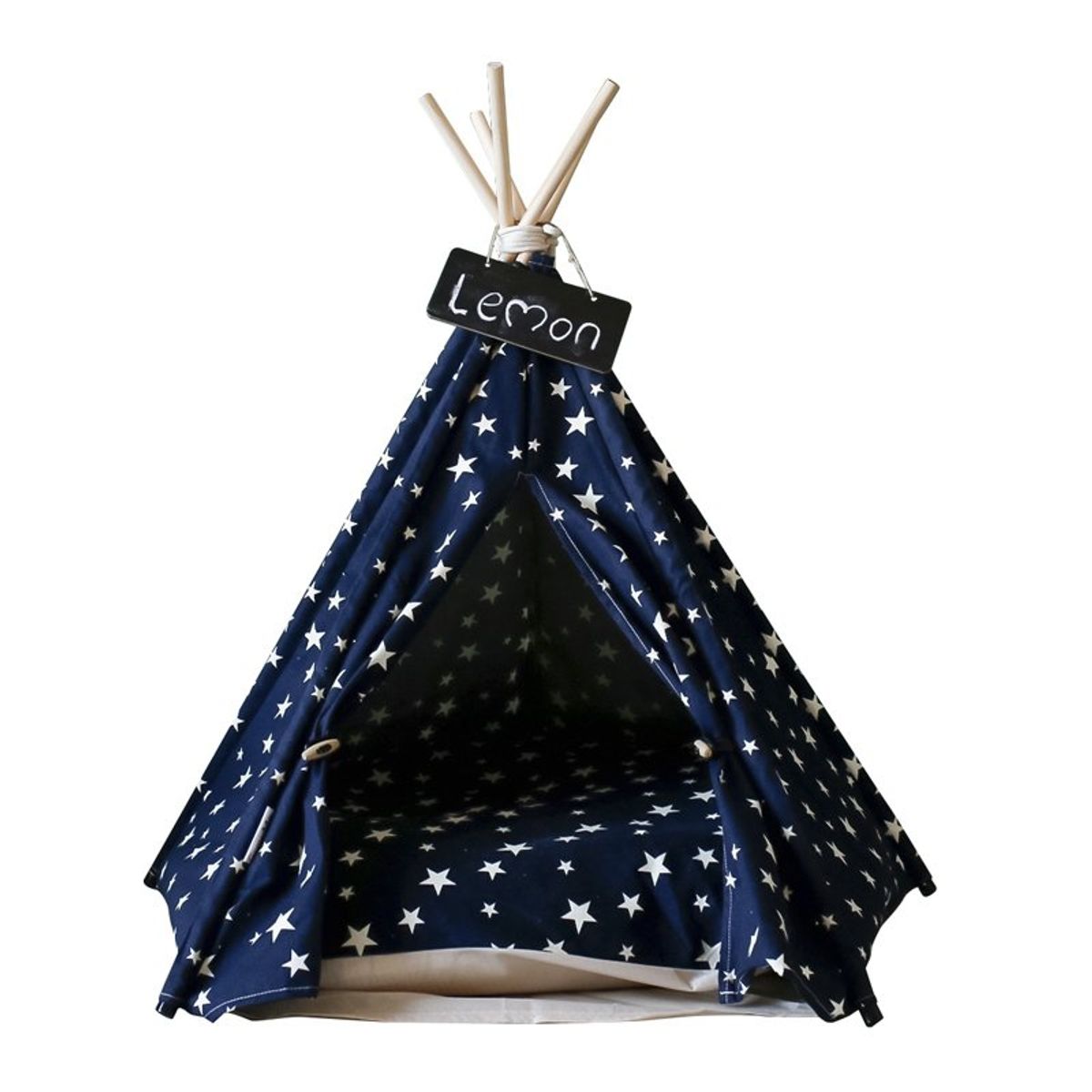 GROWME - Casa Cama Carpa Mascota Gato, Perro Night Stars