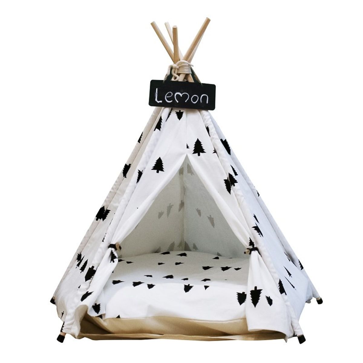 GROWME - Casa Cama Carpa Mascota Gato, Perro Pines