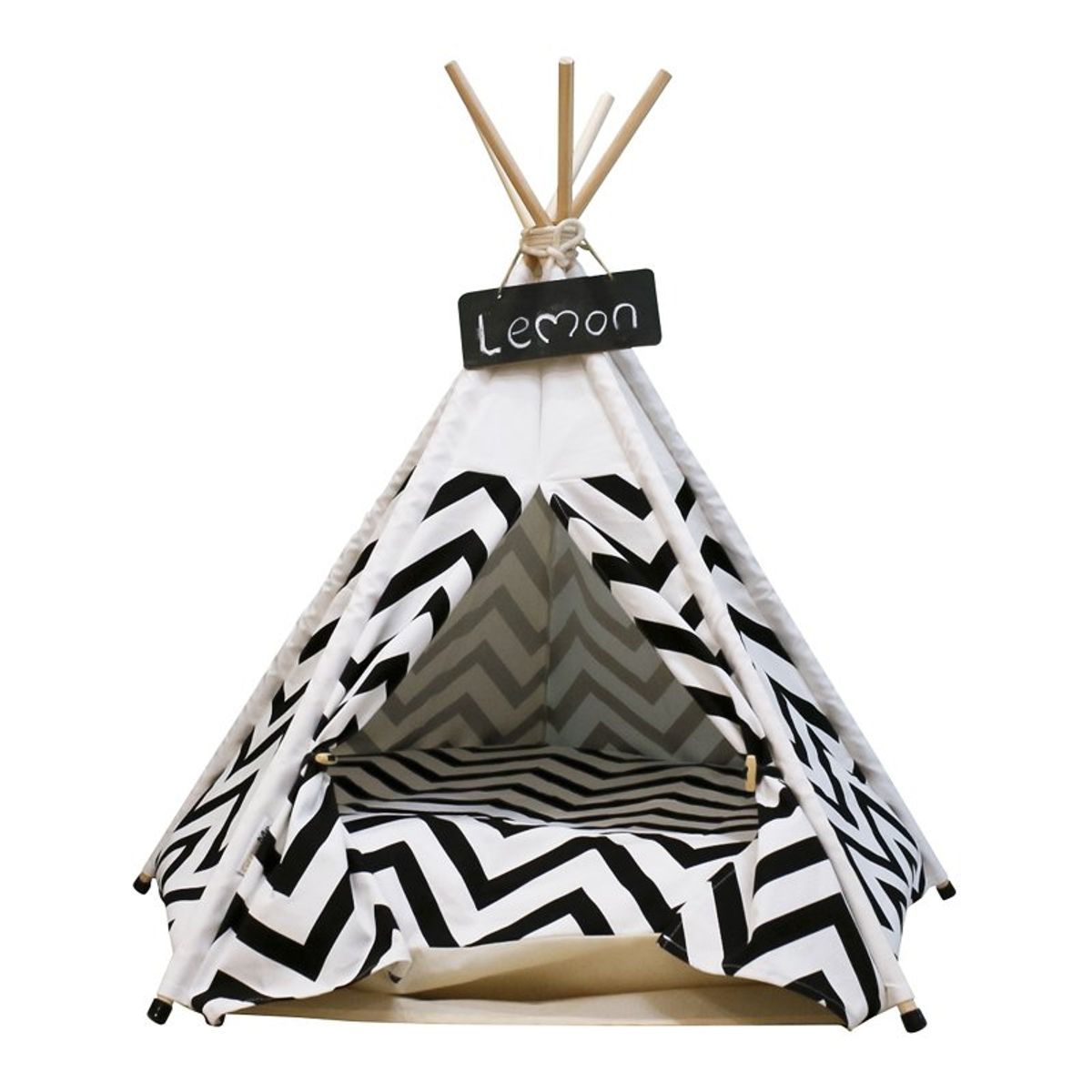 GROWME - Casa Cama Carpa Mascota Gato, Perro Zigzag