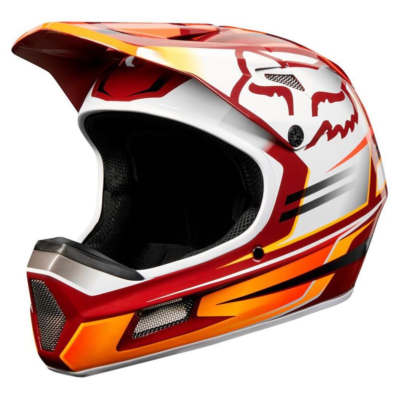 FOX - Casco Bicicleta Rampage Comp Reno Rojo Fox