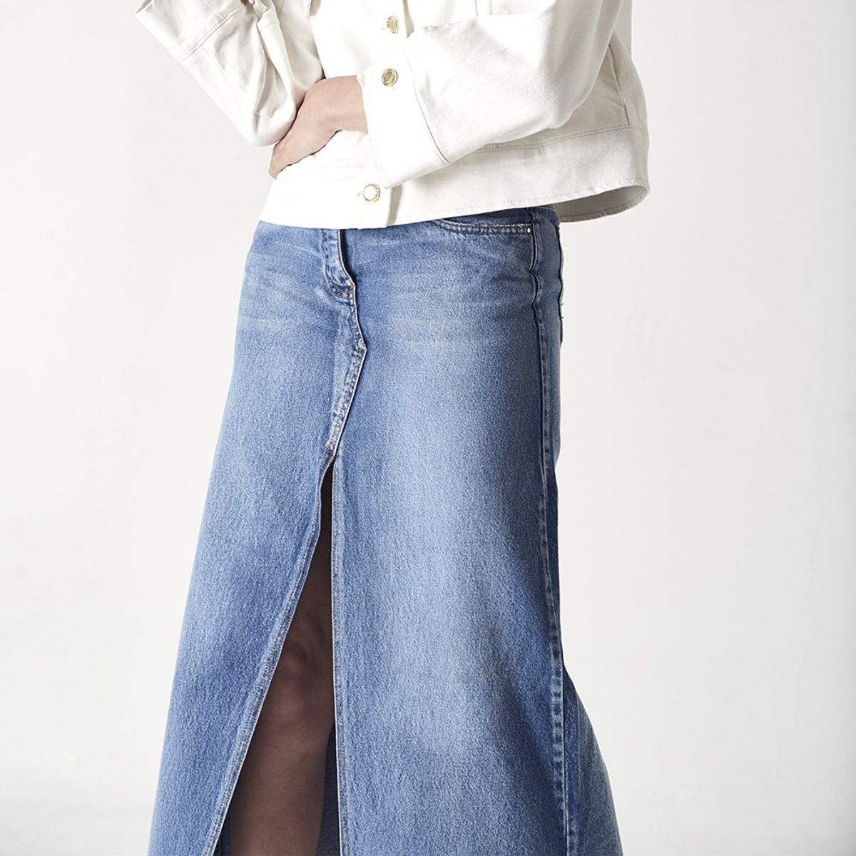 MOMCHIC - Falda Sofia Denim