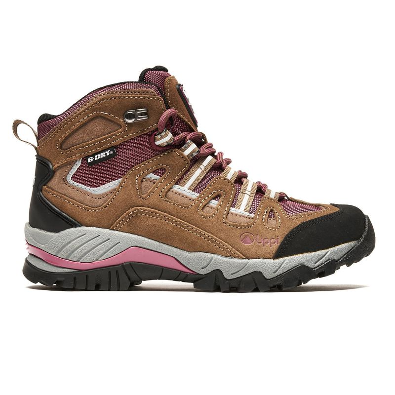 LIPPI - Puelo Cs Hi Zapatilla Outdoor Mujer Impermeable Cafe Lippi