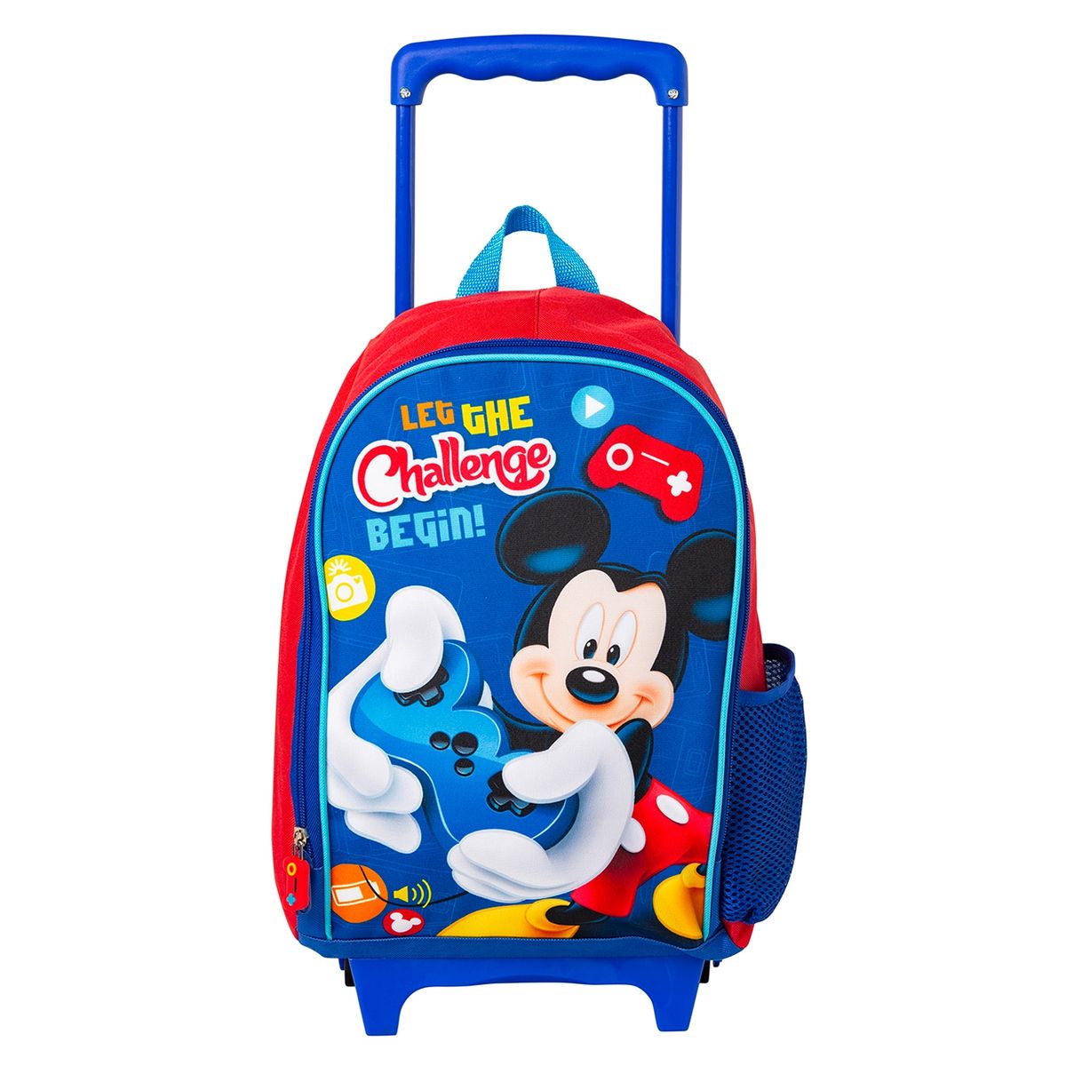 MICKEY MOUSE - Mochila Escolar Con Ruedas Eco-14 Mickey