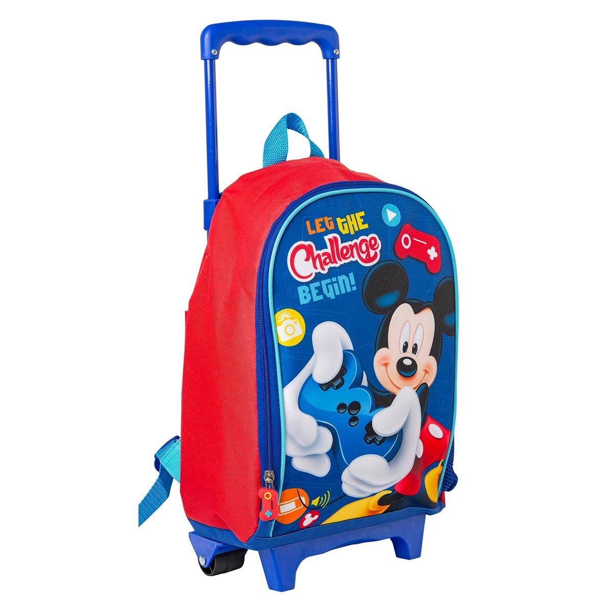 MICKEY MOUSE - Mochila Escolar Con Ruedas Eco-14 Mickey