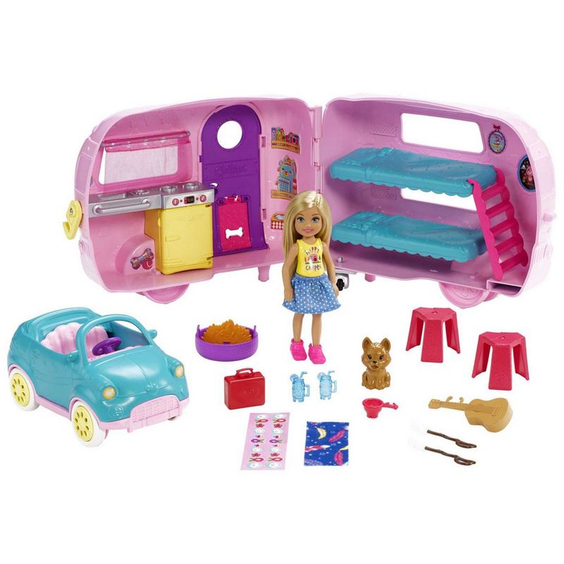 BARBIE - Muñeca Y Cámper De Chelsea Barbie