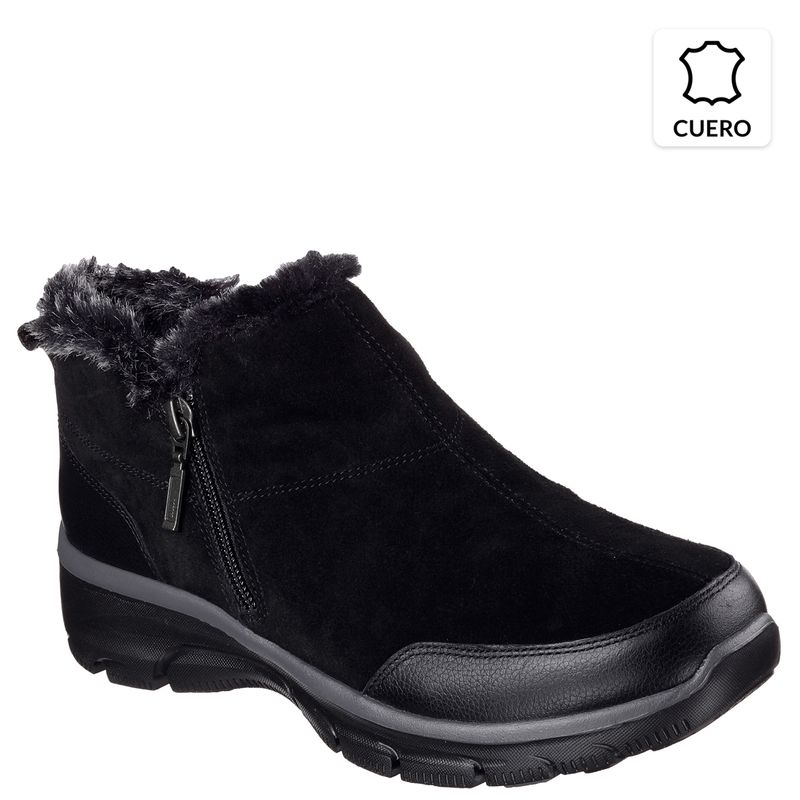 SKECHERS - Botín Mujer Negro