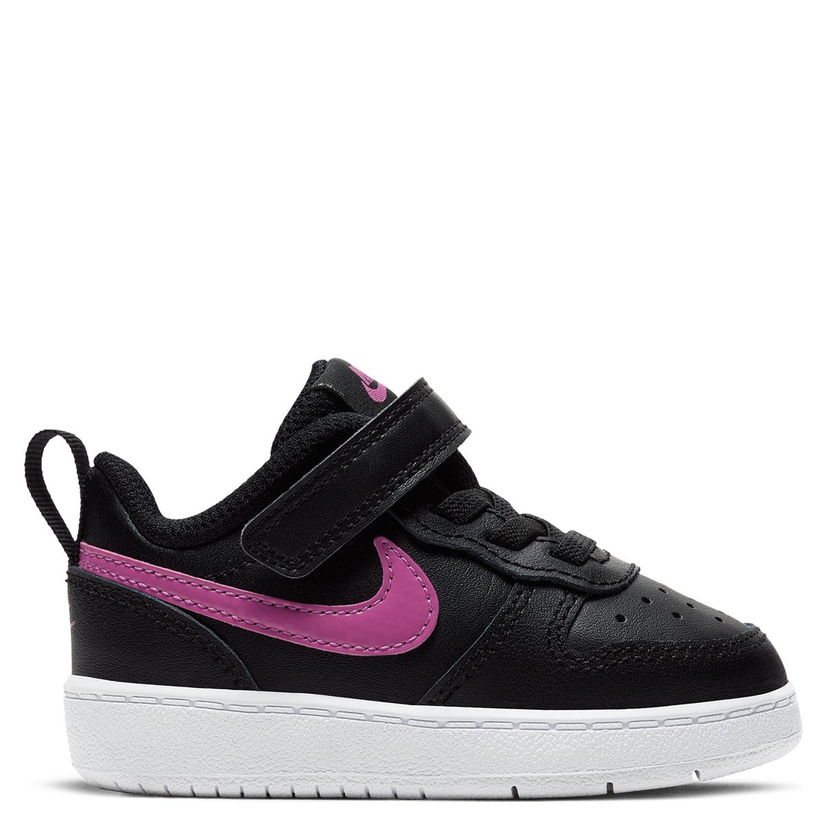 NIKE - Court Borough Low 2 Zapatilla Urbana Niño Negro (17.5 a 26) Nike