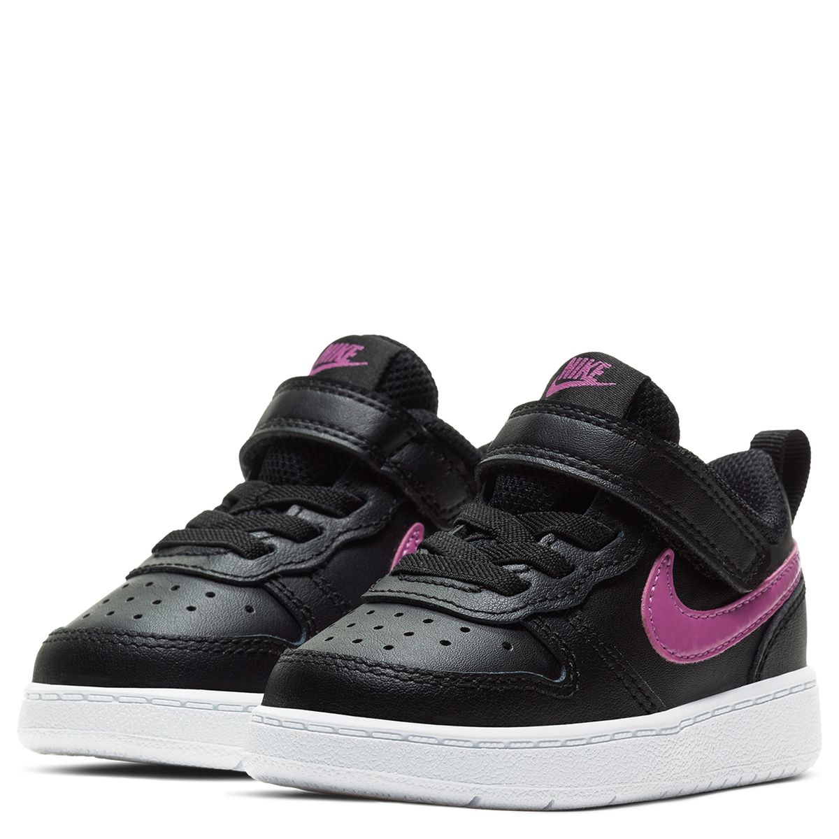NIKE - Court Borough Low 2 Zapatilla Urbana Niño Negro (17.5 a 26) Nike