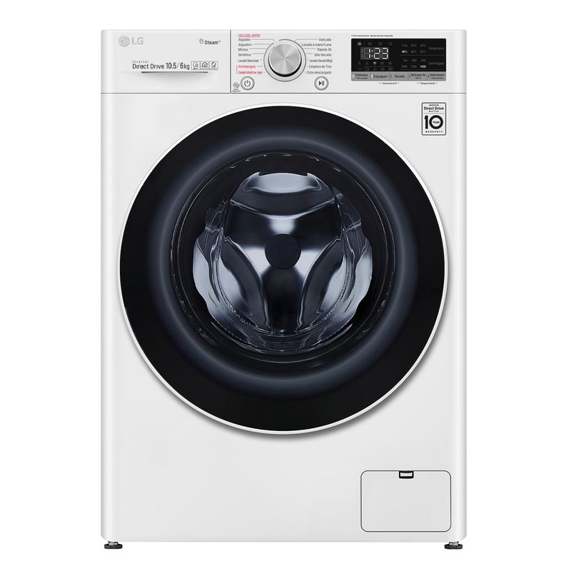 LG - Lavadora-Secadora 10.5 Kg/6 Kg Inverter Wd10Wvc4S6 Lg