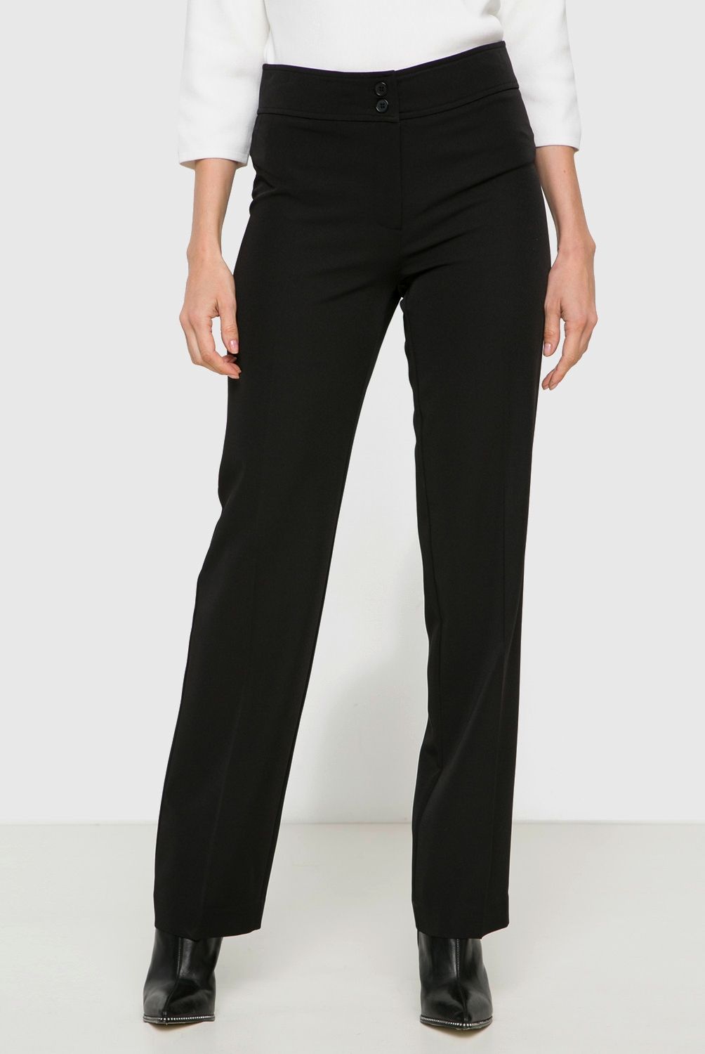 S COCCI - Pantalón Recto Tiro Alto Cocci Mujer Estilo Casual