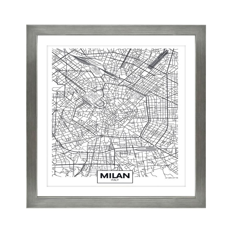 RONDA - Cuadro Planta Arquitec Milan 50X50 Cm Ronda