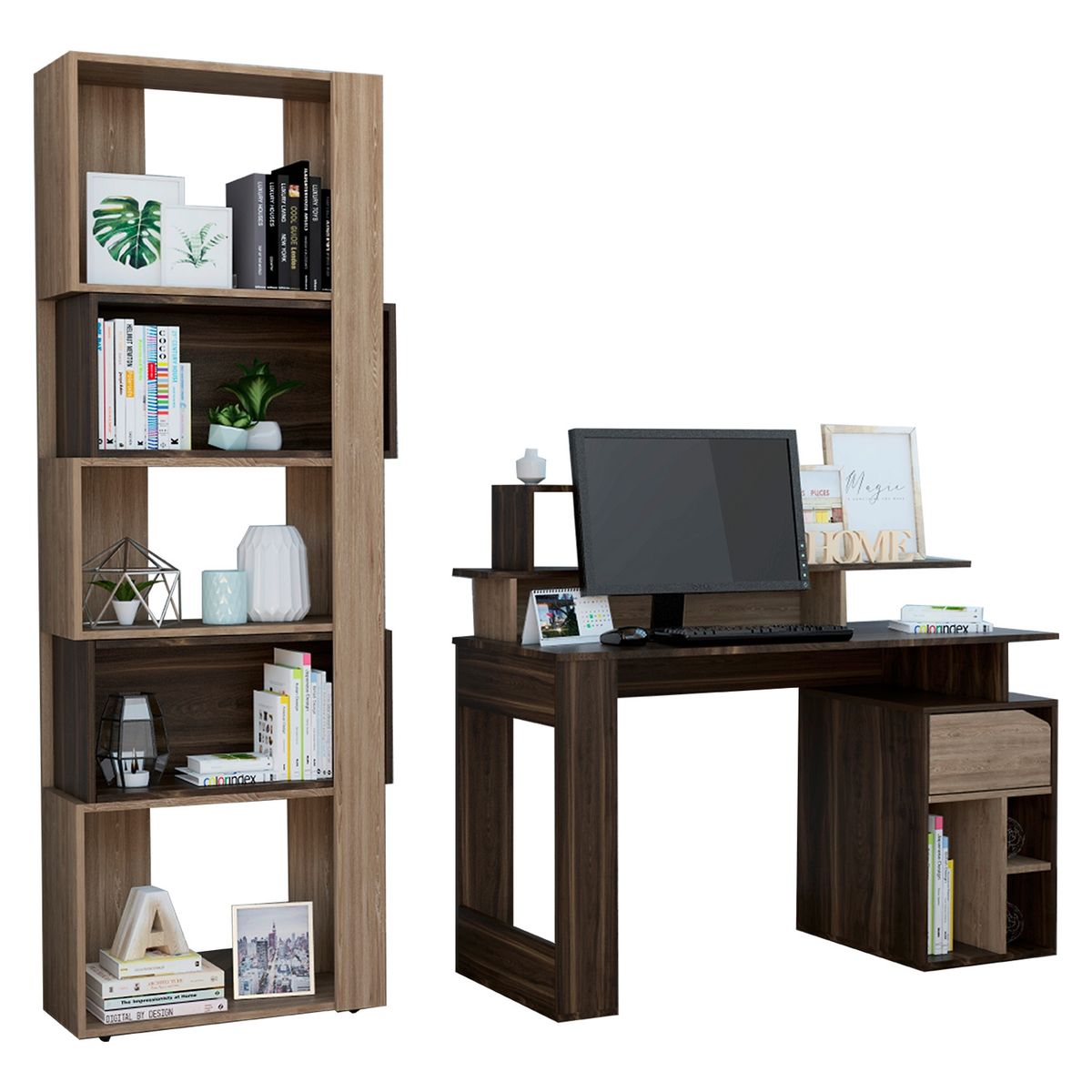 TUHOME - Escritorio + Biblioteca Office Tuhome