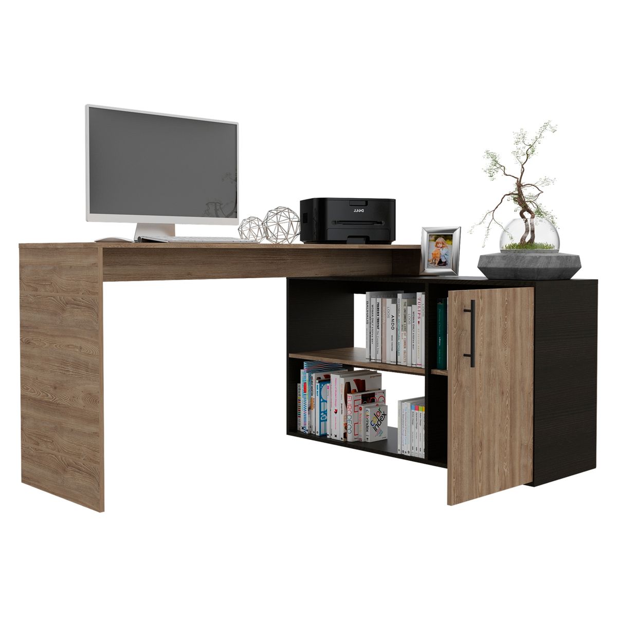 TUHOME - Escritorio 1L + Biblioteca Bilbao Tuhome