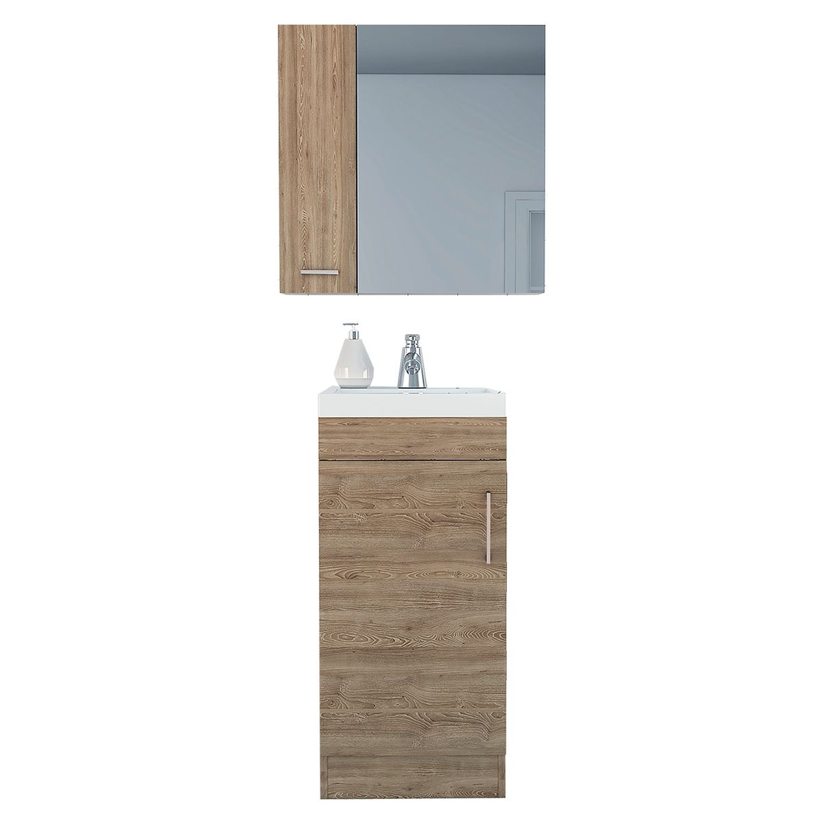 TUHOME - Botiquín + Mueble Lavamanos Bath 300 Tuhome